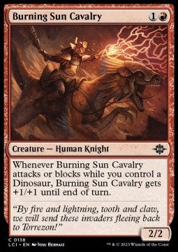 Burning Sun Cavalry - The Lost Caverns of Ixalan (Common) [LCI-138] Hover Image