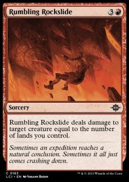 Rumbling Rockslide - The Lost Caverns of Ixalan (Common) [LCI-163] Hover Image