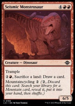 Seismic Monstrosaur - The Lost Caverns of Ixalan (Common) [LCI-166] Immagine principale del prodotto