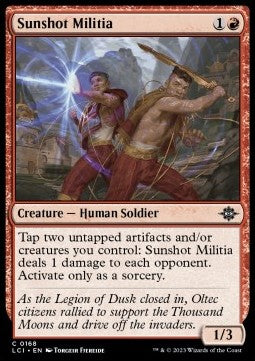Sunshot Militia - The Lost Caverns of Ixalan (Common) [LCI-168] Immagine principale del prodotto