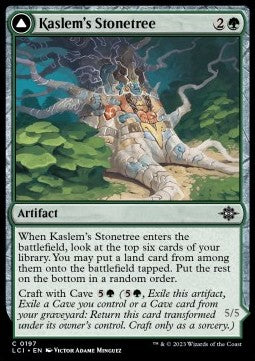 Kaslem's Stonetree // Kaslem's Strider - The Lost Caverns of Ixalan (Common) [LCI-197] Immagine principale del prodotto