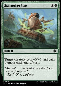 Staggering Size - The Lost Caverns of Ixalan (Common) [LCI-214] Immagine principale del prodotto