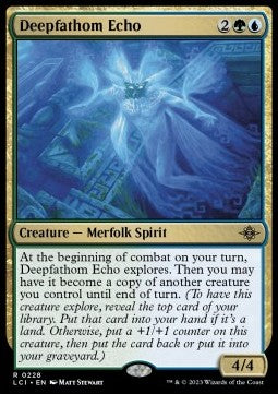 Deepfathom Echo - The Lost Caverns of Ixalan (Rare) [LCI-228] Immagine principale del prodotto
