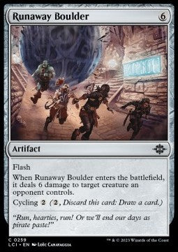 Runaway Boulder - The Lost Caverns of Ixalan (Common) [LCI-259] Hover Image
