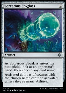 Sorcerous Spyglass - The Lost Caverns of Ixalan (Uncommon) [LCI-261] Immagine principale del prodotto