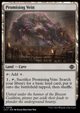 Promising Vein - The Lost Caverns of Ixalan (Land) [LCI-279] Hover Image
