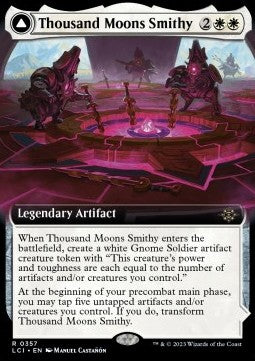 Thousand Moons Smithy // Barracks of the Thousand - The Lost Caverns of Ixalan: Extras (Rare) [XLCI-357]