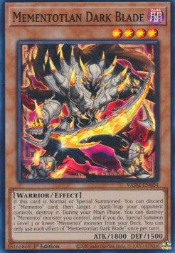 Mementotlan Dark Blade (V.1 - Super Rare) - Valiant Smashers (Super Rare) [VASM-004] Hoofdafbeelding