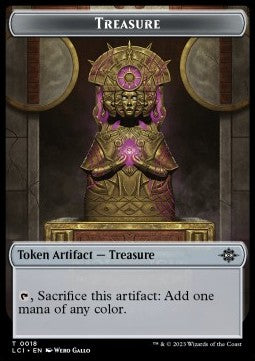 Treasure Token (V.1) - The Lost Caverns of Ixalan: Tokens (Token) [TLCI-T18] Main image