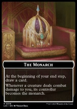 The Monarch // Dinosaur Token (G 3/3 Trample) - The Lost Caverns of Ixalan: Tokens (Token) [TLCI-CT 18/10] Main image