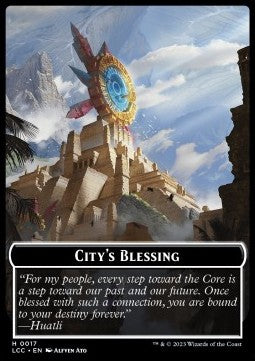 City's Blessing // Dinosaur Token (G 3/3 Trample) - The Lost Caverns of Ixalan: Tokens (Token) [TLCI-CT 17/10] Main image