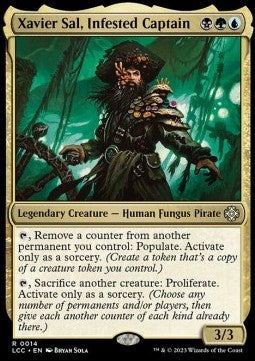 Xavier Sal, Infested Captain - Commander: The Lost Caverns of Ixalan (Rare) [LCC-14]
