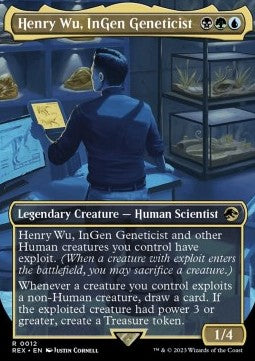 Henry Wu, InGen Geneticist (V.1) - Universes Beyond: Jurassic World Collection (Rare) [REX-12] Image principale du produit