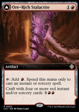Ore-Rich Stalactite // Cosmium Catalyst - Commander: The Lost Caverns of Ixalan: Extras (Rare) [XLCC-23] Hover Image
