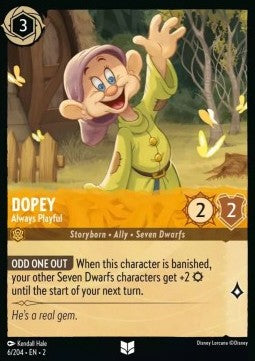 Dopey - Always Playful - Rise of the Floodborn (Uncommon) [2ROF-6] Main image