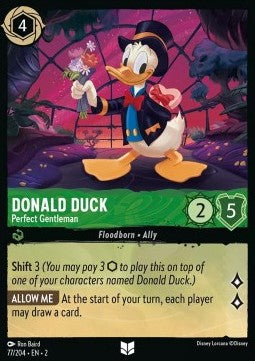 Donald Duck - Perfect Gentleman - Rise of the Floodborn (Uncommon) [2ROF-77] Image principale du produit