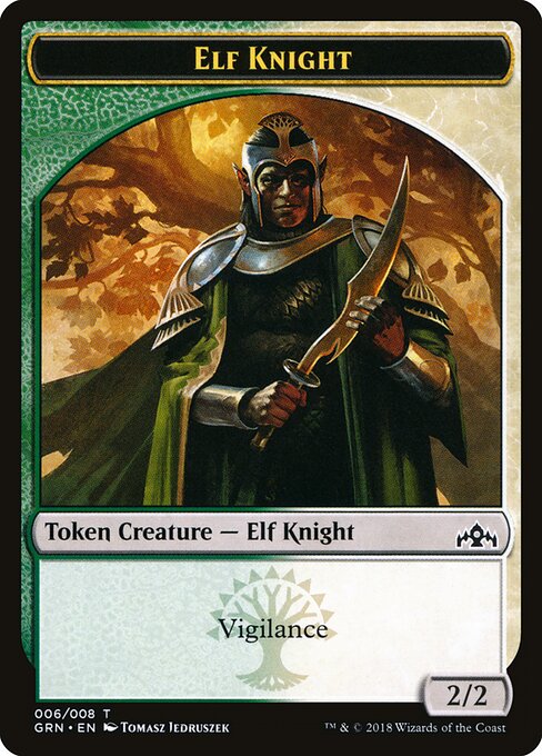 Elf Knight – Guilds of Ravnica Tokens (TGRN-6) Magic: The Gathering card | LC-REM-20260804-15151495119180-74506297-41ad-40e5-bb05-175650ff4907