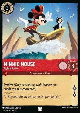 Minnie Mouse - Stylish Surfer - Rise of the Floodborn (Uncommon) [2ROF-113] Immagine principale del prodotto