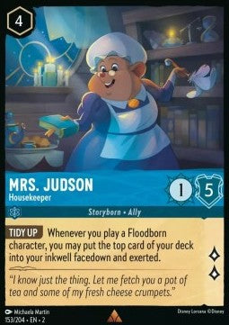 Mrs. Judson - Housekeeper - Rise of the Floodborn (Rare) [2ROF-153] Immagine principale del prodotto