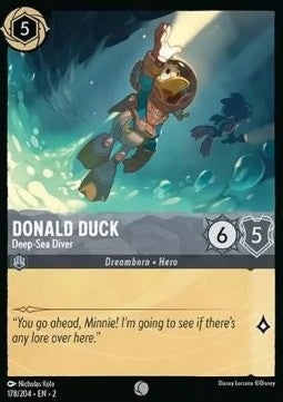Donald Duck - Deep-Sea Diver - Rise of the Floodborn (Common) [2ROF-178] Hover Image