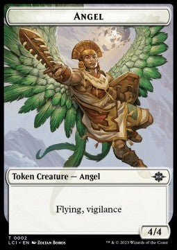 Angel Token (W 4/4 Vigilance) // Map Token - The Lost Caverns of Ixalan: Tokens (Token) [TLCI-T 2/17] Image principale du produit