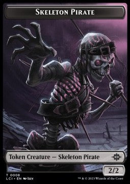 Skeleton Pirate Token (B 2/2) // Map Token - The Lost Caverns of Ixalan: Tokens (Token) [TLCI-T 8/17] Image principale du produit