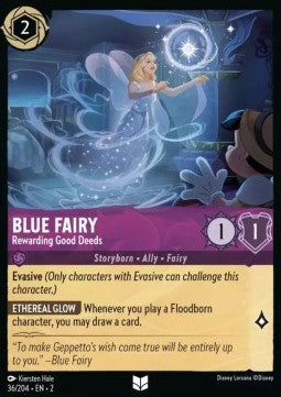 Blue Fairy - Rewarding Good Deeds - Rise of the Floodborn (Uncommon) [2ROF-36] Hover Image