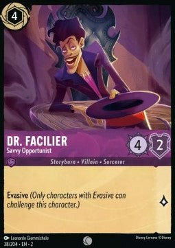Dr. Facilier - Savvy Opportunist - Rise of the Floodborn (Common) [2ROF-38] Image principale du produit
