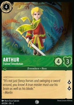 Arthur - Trained Swordsman - Rise of the Floodborn (Common) [2ROF-69] Image principale du produit