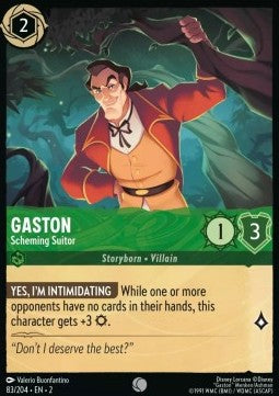 Gaston - Scheming Suitor - Rise of the Floodborn (Common) [2ROF-83] Image principale du produit