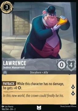 Lawrence - Jealous Manservant - Rise of the Floodborn (Uncommon) [2ROF-186] Image principale du produit
