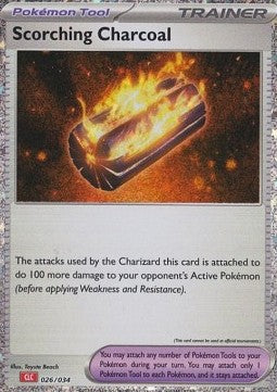Scorching Charcoal - Pokémon Trading Card Game Classic: Charizard & Ho-Oh ex Deck (Fixed) [CLC-026] Image principale du produit