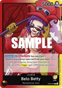 Belo Betty (OP05-002) (V.1) - Awakening of the New Era (Leader) [OP05-002] Hoofdafbeelding