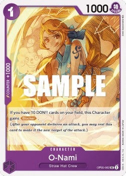 O-Nami (OP05-062) - Awakening of the New Era (Uncommon) [OP05-062] Immagine principale del prodotto