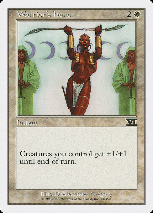 Warrior's Honor – Classic Sixth Edition (6ED-53) Magic: The Gathering card | LC-REM-20260804-15340144165196-74900e91-d661-4846-984e-5774c5ce0540