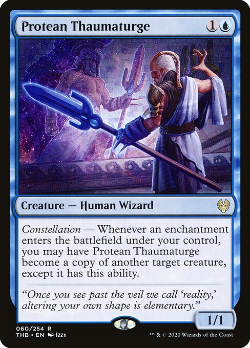 Protean Thaumaturge – Theros Beyond Death (THB-60) Magic: The Gathering card
