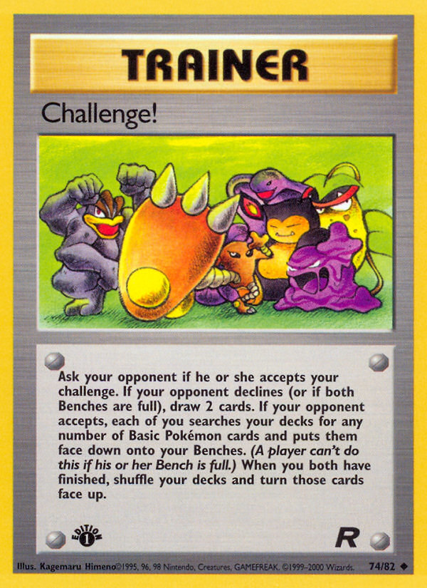 Challenge! – Team Rocket 74 – Pokémon TCG single card Image principale du produit