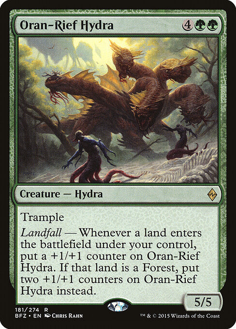 Oran-Rief Hydra – Battle for Zendikar (BFZ-181) Magic: The Gathering card