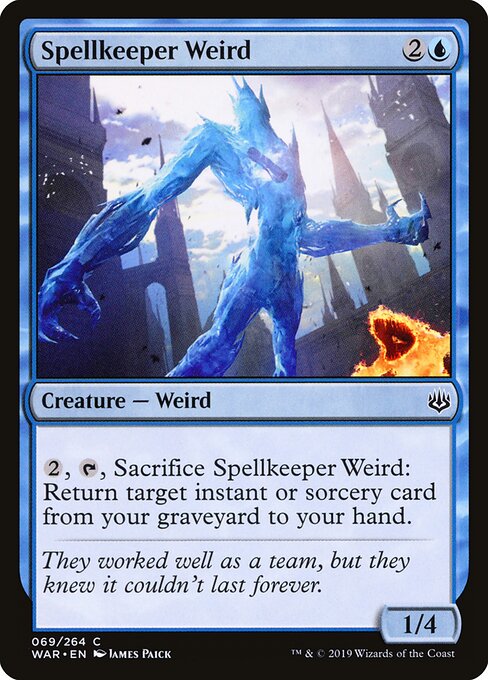 Spellkeeper Weird – War of the Spark (WAR-69) Magic: The Gathering card
