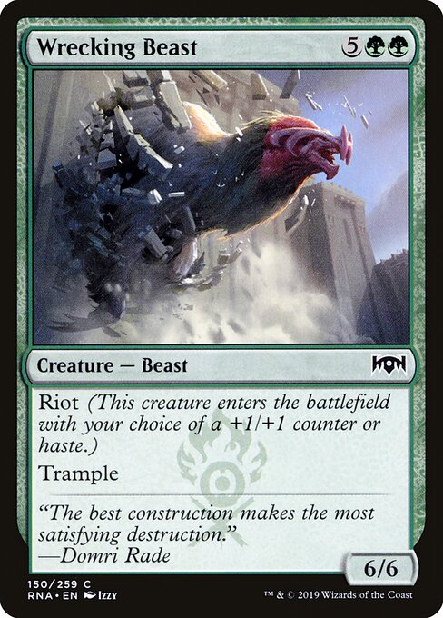 Wrecking Beast – Ravnica Allegiance (RNA-150) Magic: The Gathering card | LC-REM-20260804-15150895104332-74e6f7be-4493-4081-ac67-d782ab2b3723
