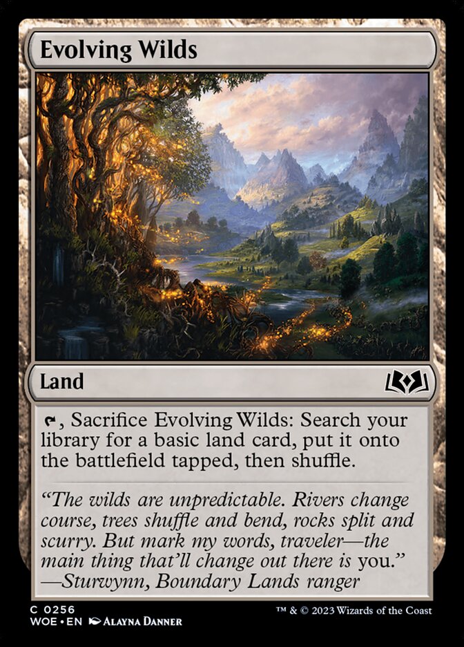 Evolving Wilds - Wilds of Eldraine (Common) [WOE-256] Main image