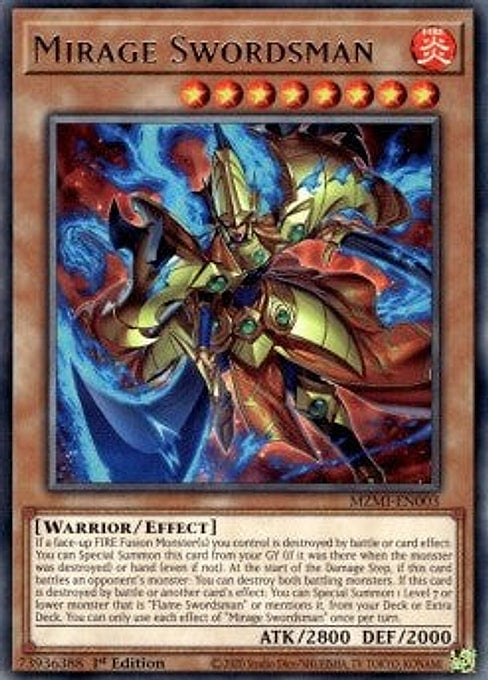 Mirage Swordsman — Maze of Millennia (MZMI-003) Yu-Gi-Oh! card Main image