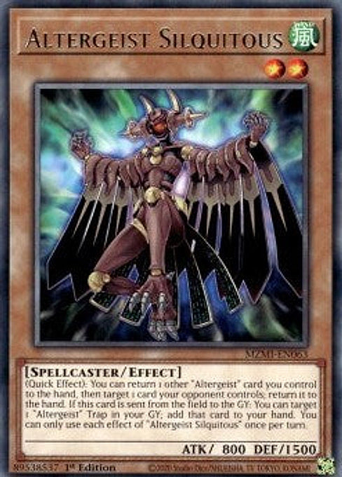 Altergeist Silquitous — Maze of Millennia (MZMI-063) Yu-Gi-Oh! card Image principale du produit