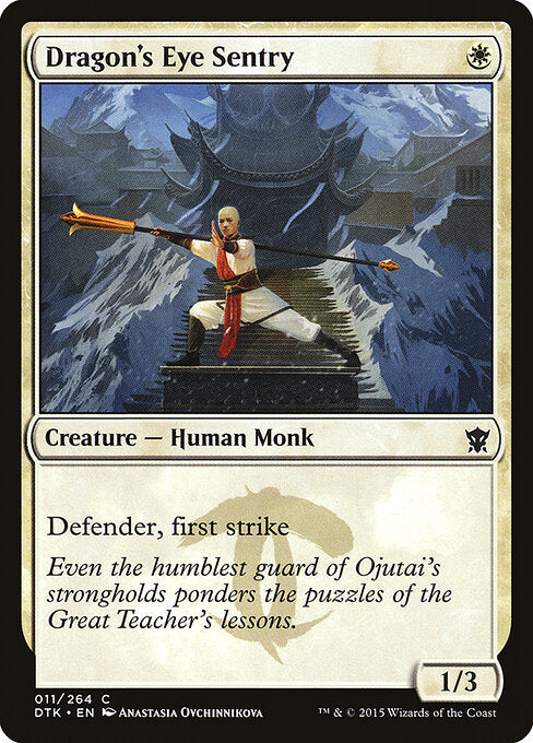 Dragon's Eye Sentry – Dragons of Tarkir (DTK-11) Magic: The Gathering card