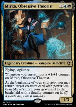 Mirko, Obsessive Theorist - Commander: Murders at Karlov Manor (Mythic) [MKC-2] Hoofdafbeelding