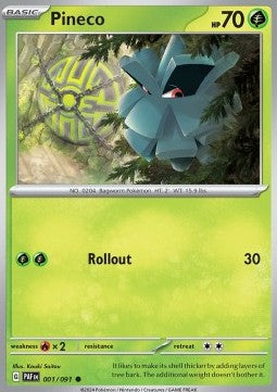 Pineco - Paldean Fates (Common) [PAF-001]