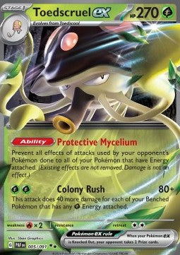 Toedscruel ex - Paldean Fates (Double Rare) [PAF-005] Hover Image