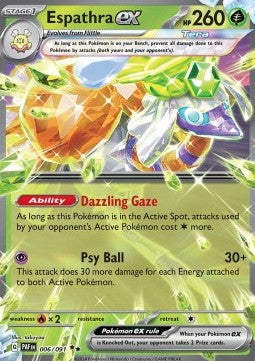 Espathra ex - Paldean Fates (Double Rare) [PAF-006] Imagen principal del producto