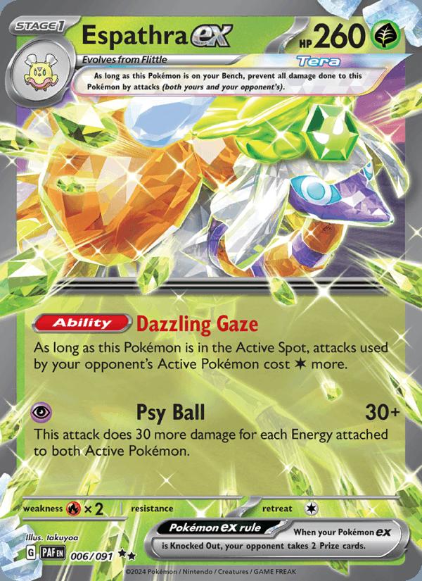 Espathra ex - Paldean Fates (Double Rare) [PAF-006] Hauptbild