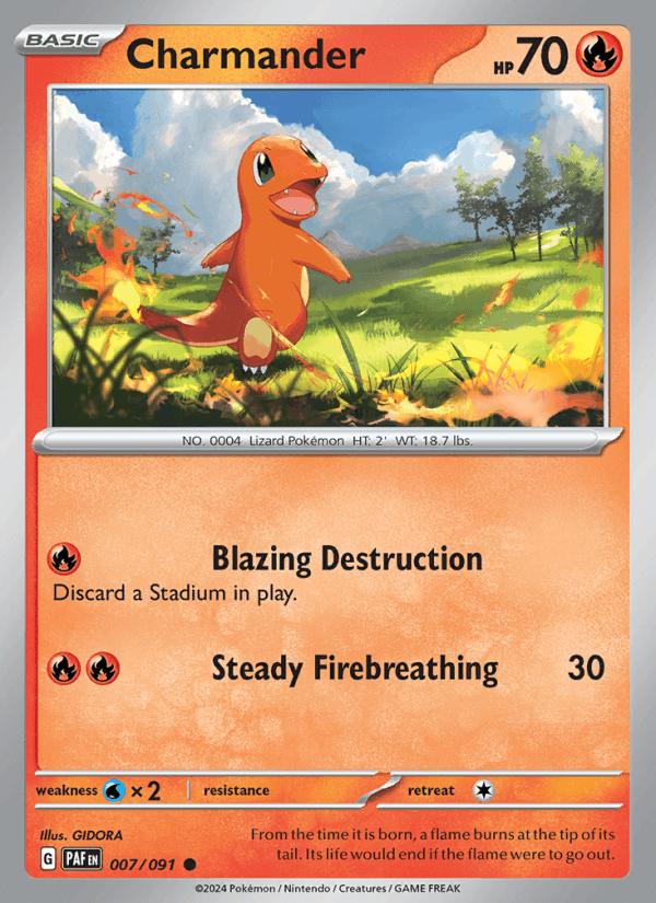 Charmander - Paldean Fates (Common) [PAF-007] Main image